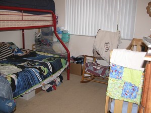 After we moved the bed