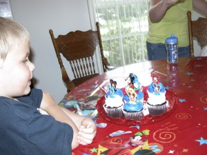 Blowing out the candle