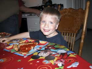 Had pizza for dinner :)