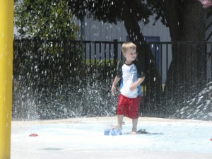 He always has a great time!