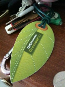 green bag tag